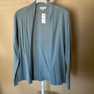 Loft blue cardigan